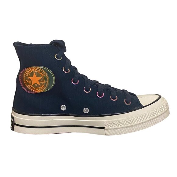 Converse Chuck 70 Heart Of The City Hi-Top Sneakers in Navy Blue Size 6 - Picture 1 of 8
